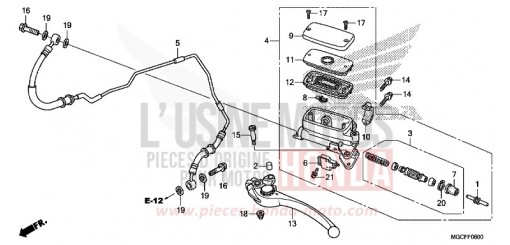 MAITRE-CYLINDRE CB1100NAK de 2019